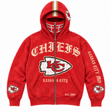 Vintage Football Full Zip Hoodie