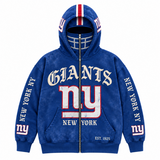 Vintage Football Full Zip Hoodie