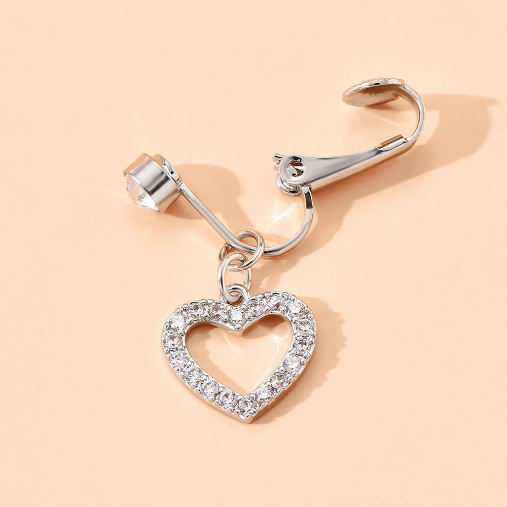 Butterfly Clip On Belly Ring