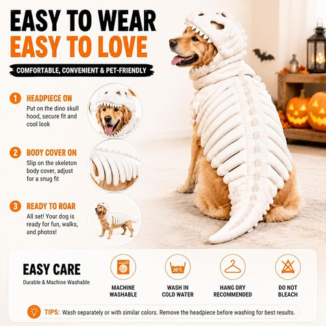 Jelly DinoGlow Pet Costume