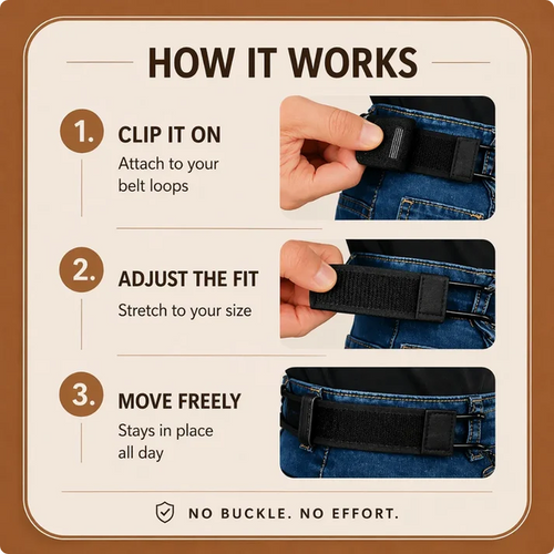 Adjustable Buckle Free Belt