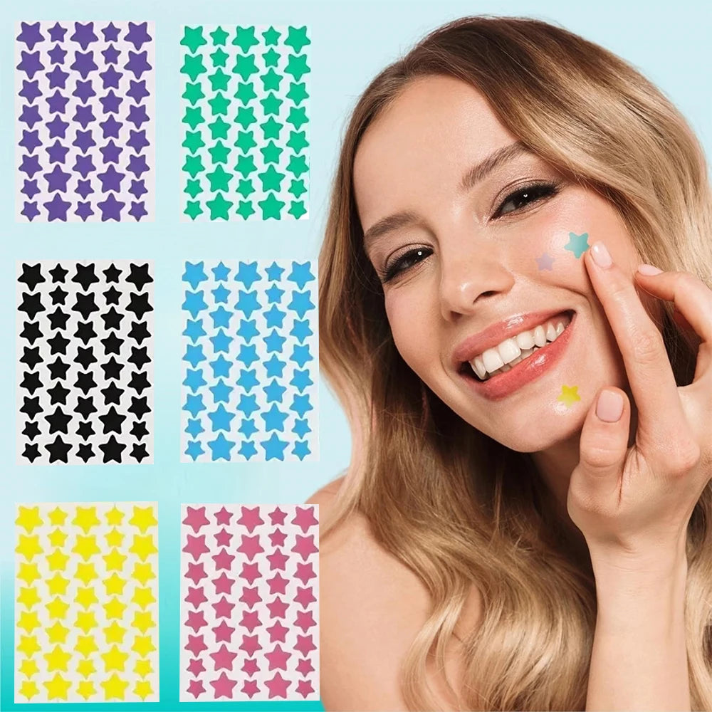 240-Piece Multi-Color Star Pimple Patches ⭐
