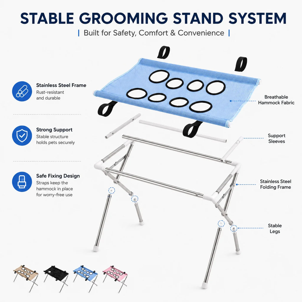 Jelly Pet Grooming/Bathing Stand