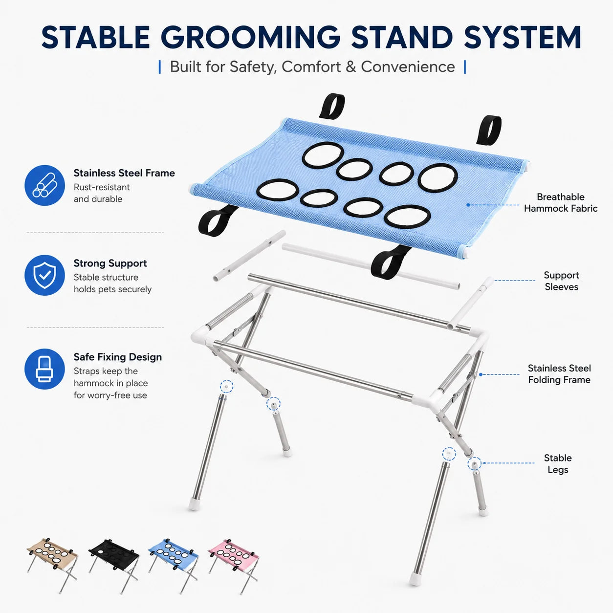 Jelly Pet Grooming/Bathing Stand