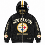 Vintage Football Full Zip Hoodie